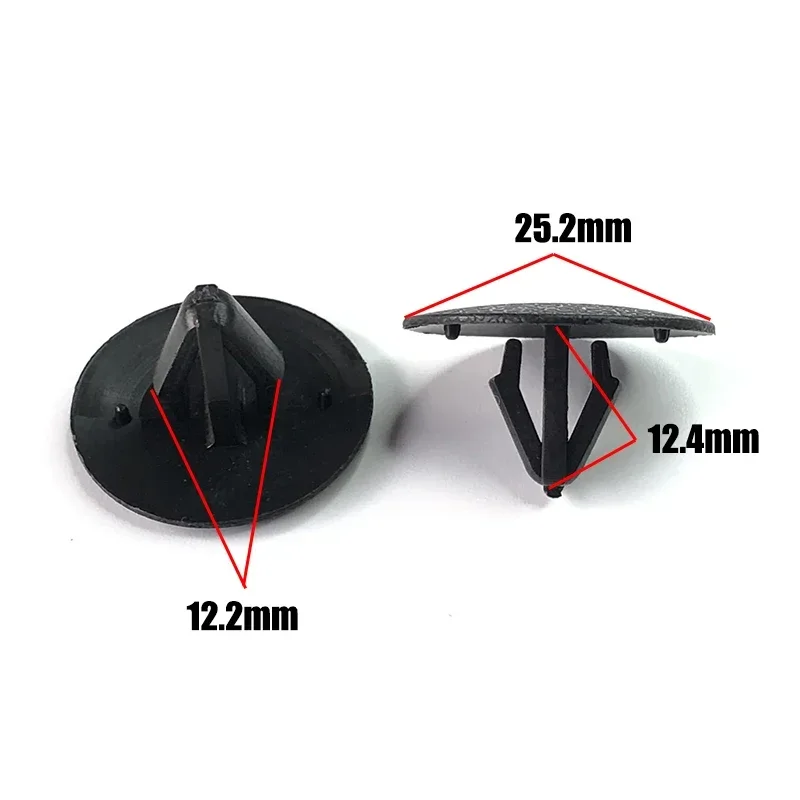10-50Pcs 81126-37010 Nylon Hood Insulation Rivet Retainer Clip Fastener For Hyundai Kia Auto Clips