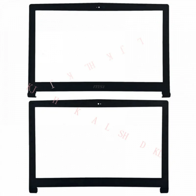 

N Новый GL63-16P5 16P6 16P7 16P8 Задняя крышка ЖК-дисплея, передняя панель ЖК-дисплея и петли