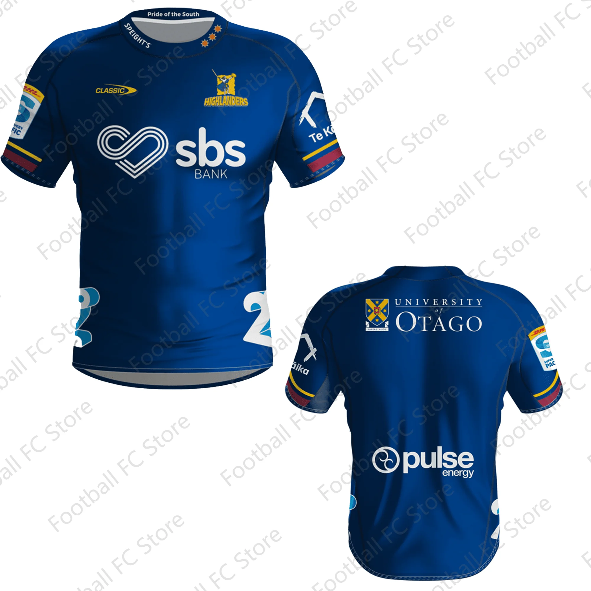 New Arrival Summer Highlanders Super Rugby Home Jersey 2024 Rugby Jersey Training Jersey Chiefs Kid Uniform For Adult&Kid Kit