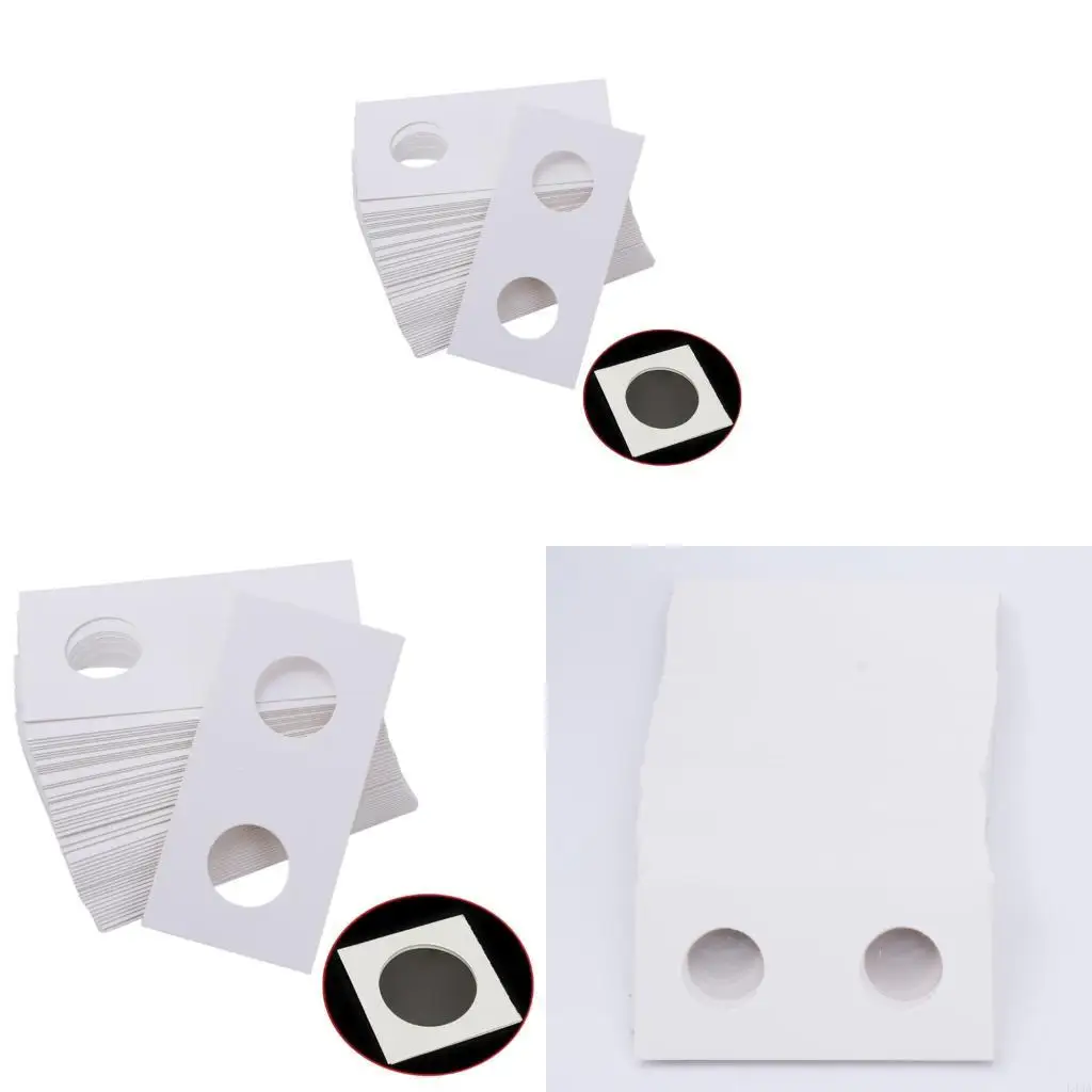 L43A Pack of 50 23mm Coin Holders for Silver Coin Commemoratives Coin Storage Stamp for Long Term Preservation