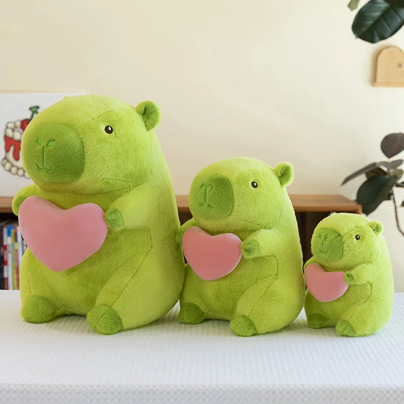 Capybara-juguete de peluche de felpa para niños, muñeco de Capybara, almohadas de tiro, regalos de vacaciones, decoración de la habitación, adorno lindo