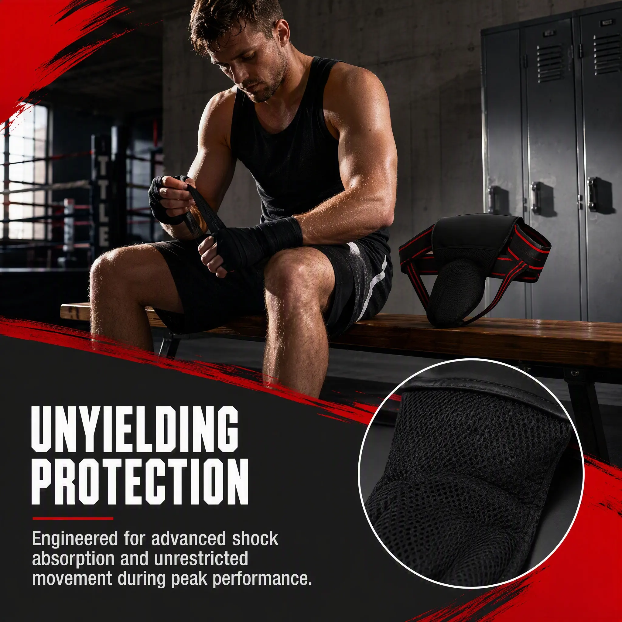 Wear-Resistant Portable Groin Guard for Martial Arts Boxing Mma Training Comfortable Soft Lightweight Crotch Protector Excellent