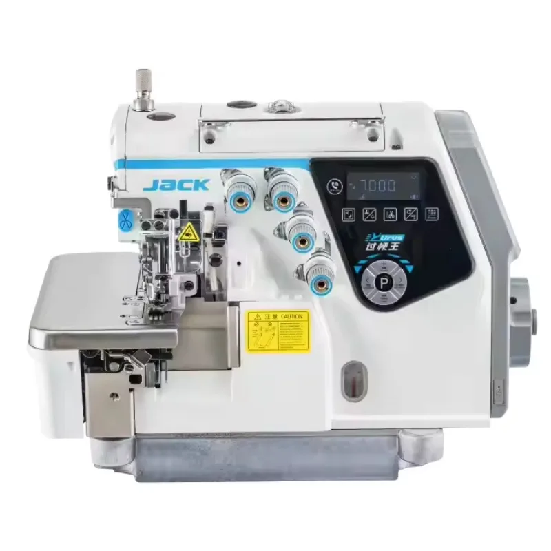 Máquina de coser Overlock JACK C7, nueva y Original, máquina de coser Industrial, costura continua de velocidad completa