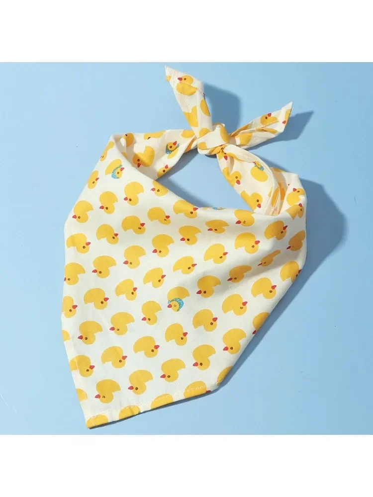 Motif de dessin animé pour animaux de compagnie, chats et chiens, serviette de salive, écharpe triangulaire, bavoir, accessoires, fournitures pour animaux de compagnie