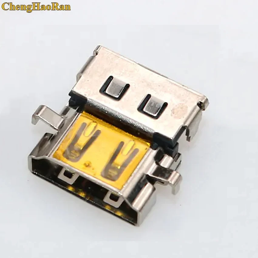 ChengHaoRan 19Pin HDMI USB Jack HDMI Interface For ACER/DELL/HP/Lenovo etc Laptop HDMI Connector Sink Series