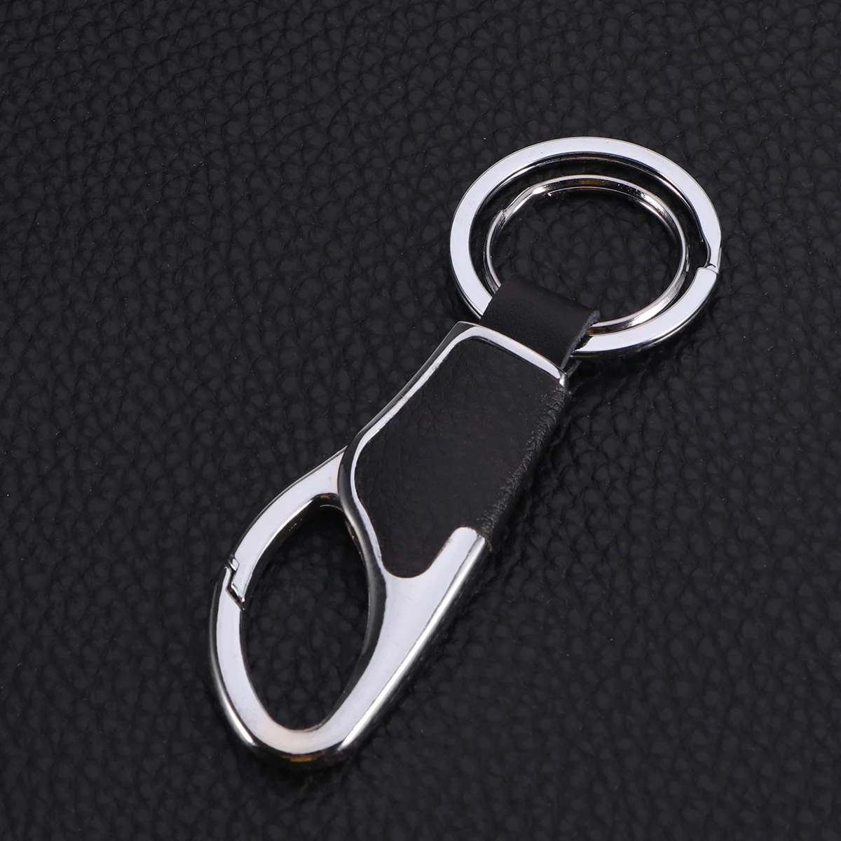 Portachiavi intarsiato in metallo per uomo Resistente ai graffi Design elegante Portachiavi durevole Portachiavi organizzatore