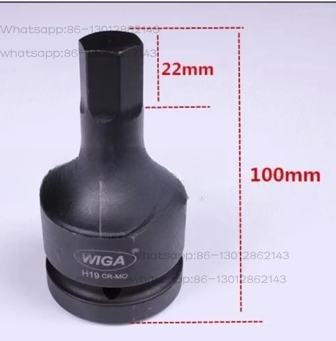 

Оригинальная пневматическая шестигранная втулка Power Steel 1 дюйм (25,4 мм), шестигранный винт для пневматического пистолета