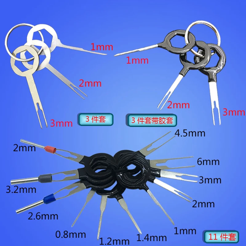Auto Plug Terminal Removal Tool Ejector Tool Pick Naald Draad Terminal Pick Naald Ejector Set