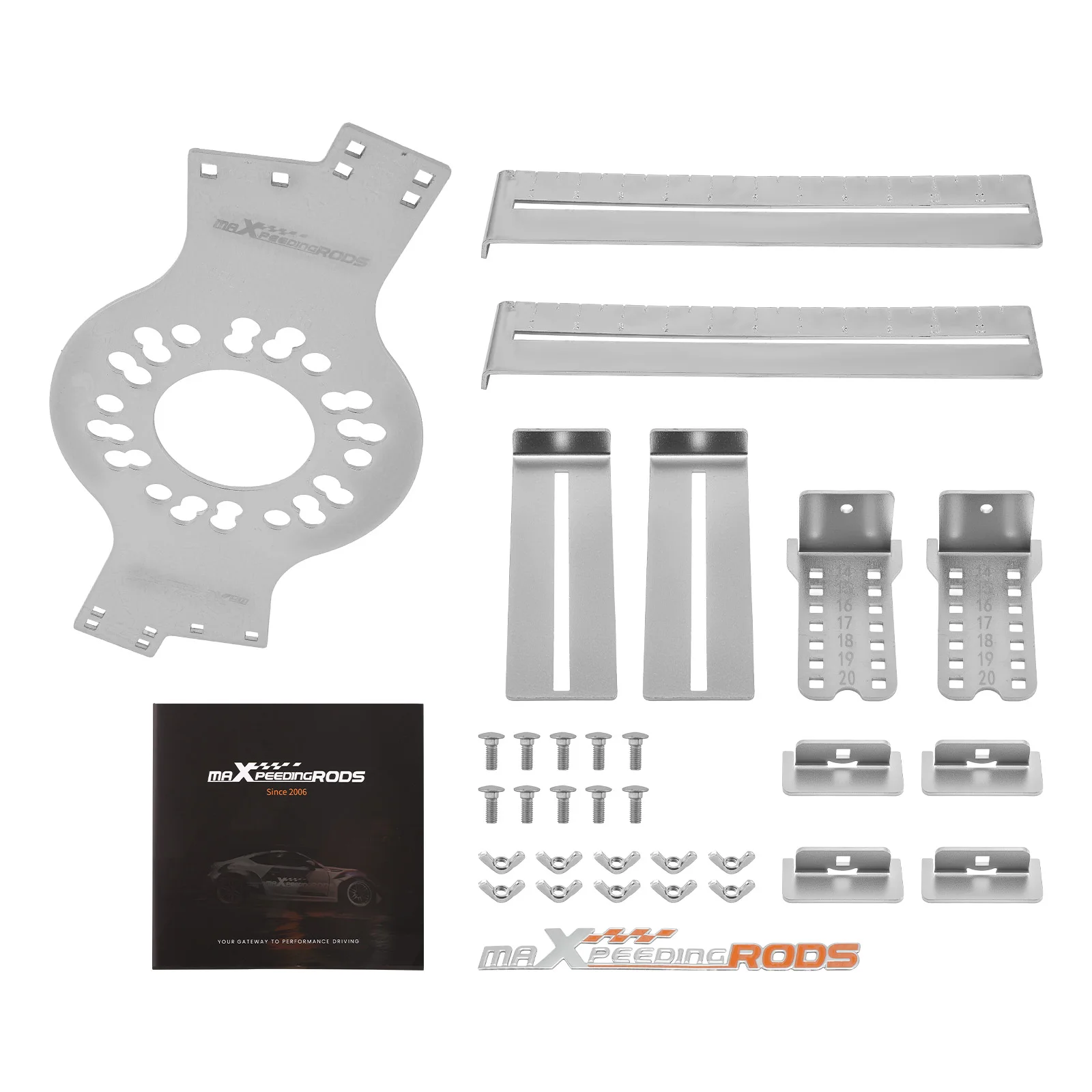 

6-Lug Wheel Bolt Pattern Alignment Steel 6x114 6x120 6x135 7-17 Inch Width