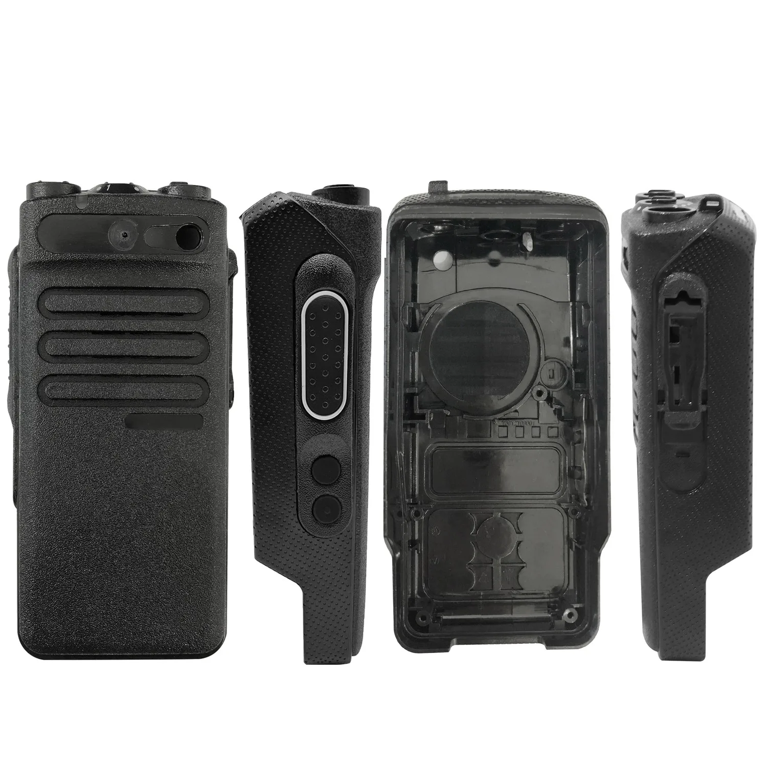 Kit de carcasa de repuesto para walkie-talkie, carcasa negra para Radio bidireccional XiR P6600i, DEP550e, XPR3300e, DP2400e