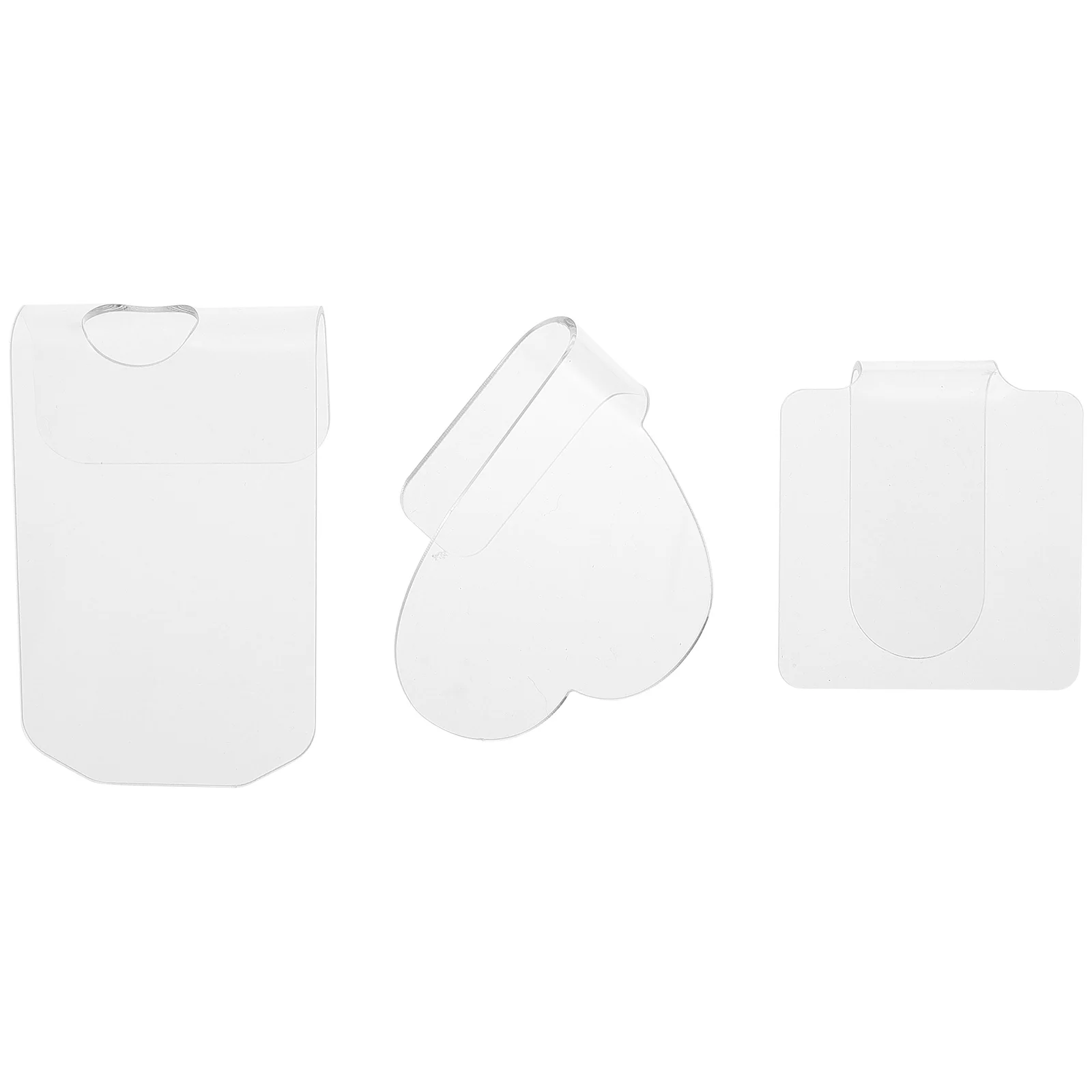 

3pcs Acrylic Makeup Mixing Handheld Nail Art Color Manicure Beauty Salon Tool Clear