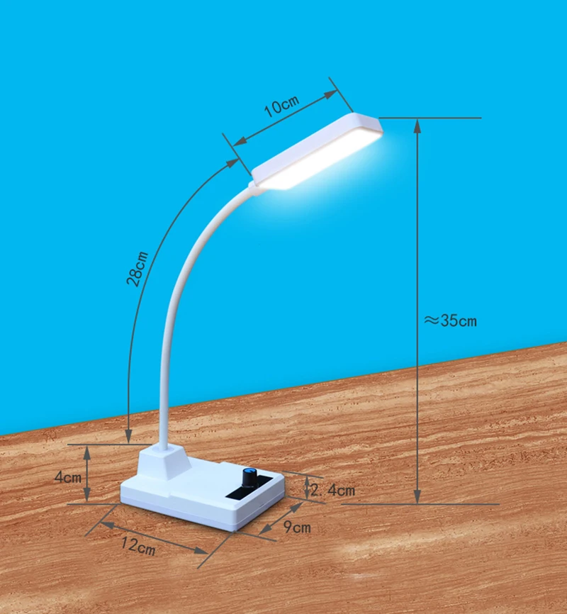 NE555 LED Dimming Table Lamp Kit PWM Circuit DIY Soldering Assembly DIY Electronic Kit 8.5W 5V 2A With Switch Potentiometer
