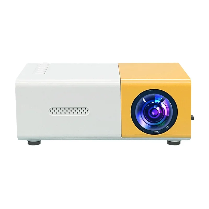 YG300 yellow and white machine projector system-free portable high definition yellow and white projector wholesale projectio