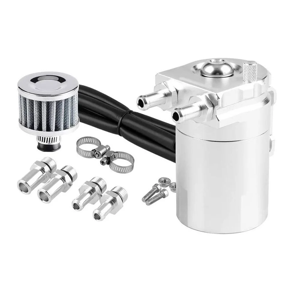 

1Set Car Oil Can and Air Filter For Universal Car Models 0.3 Litre / 300ml T6061 Aluminum Premium Material Car Accessories