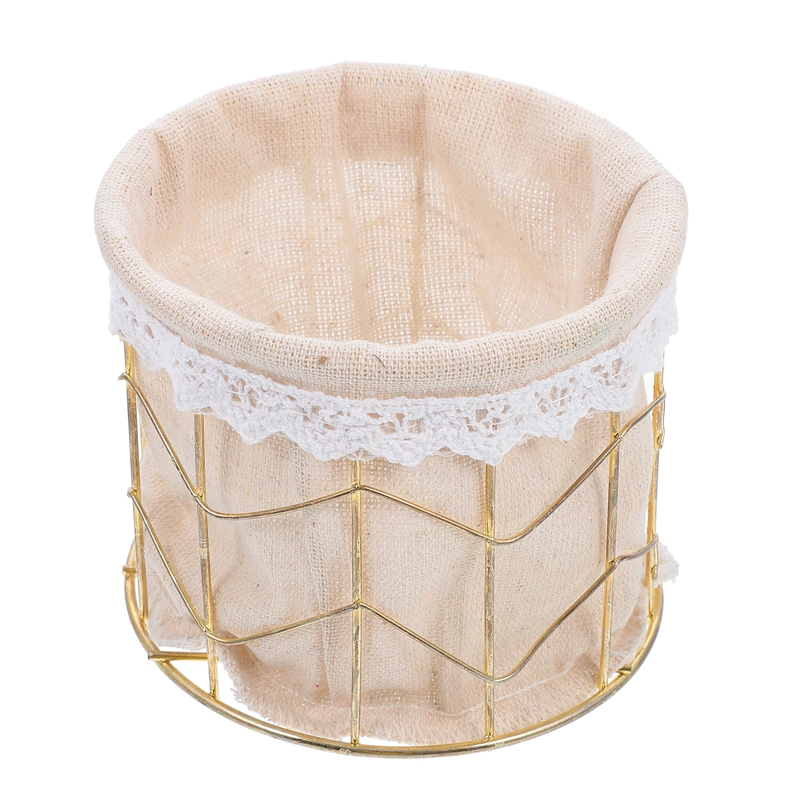 

Large Electroplated Flower Basket Iron Plant Pots Dried Arrangement Holder Floral Containers Storage Pen Vase Home Decor Simple