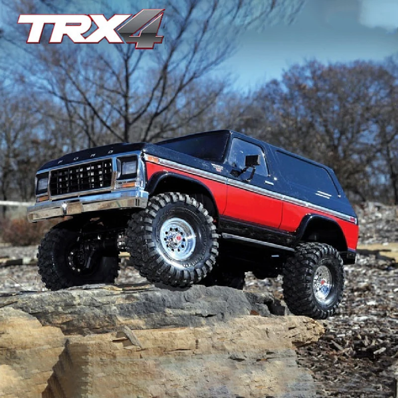 Traxxas 1/10 Ford Bronco Ranger XLT 4WD RC elektryczny pojazd terenowy do wspinaczki TRX-4 82046-4 zdalnie sterowany model samochodu zabawka dla