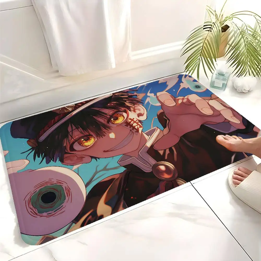 T-Toilet-Bound-Hanako-Kun Kawaii Floor Mat Rectangle Anti-slip Home Soft Badmat Front Door Indoor Outdoor Mat Hotel Decor Mat