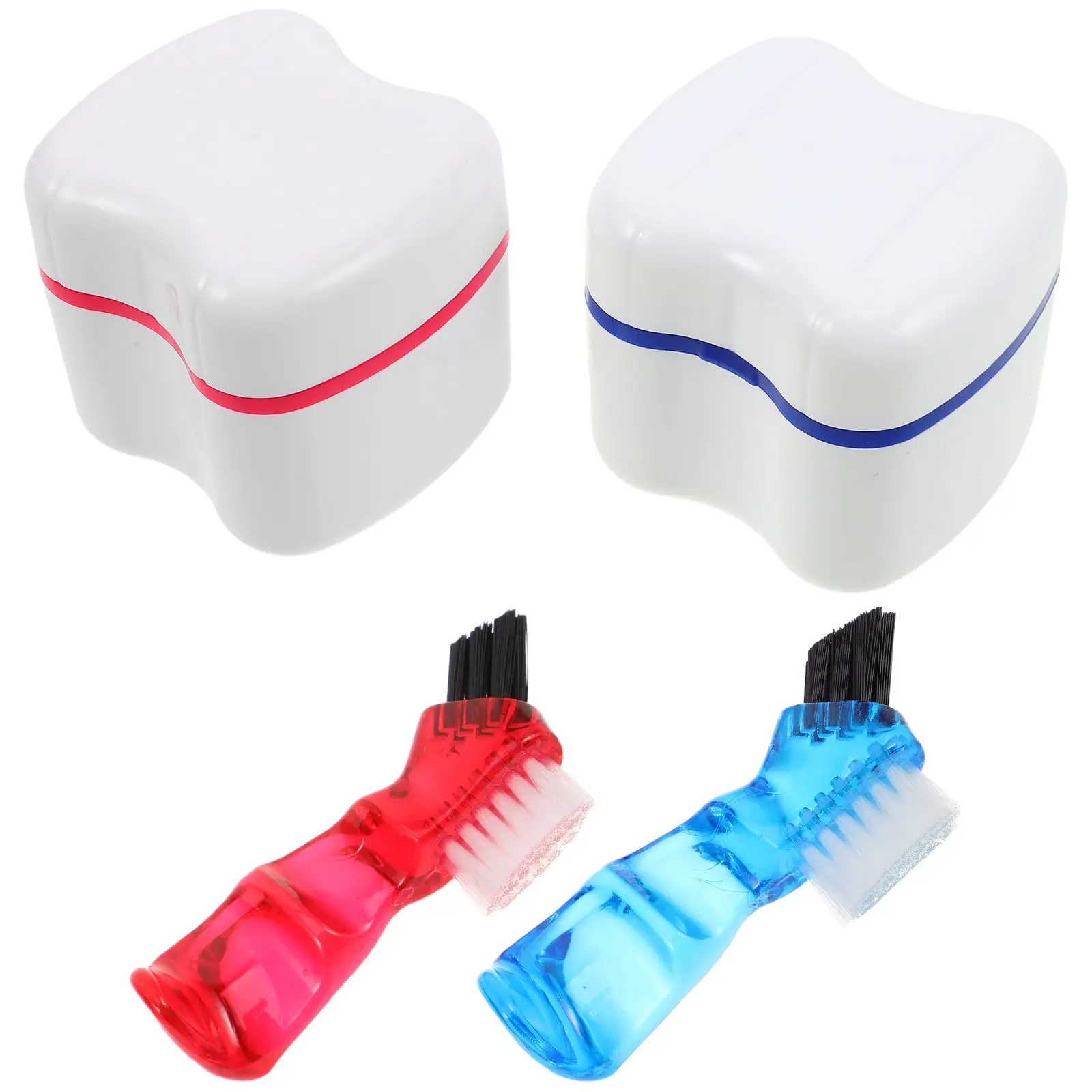 2 Pcs Toothbrush Teeth Braces Storage Case Other Oral Care Chemicals Travel Pp Cleaning