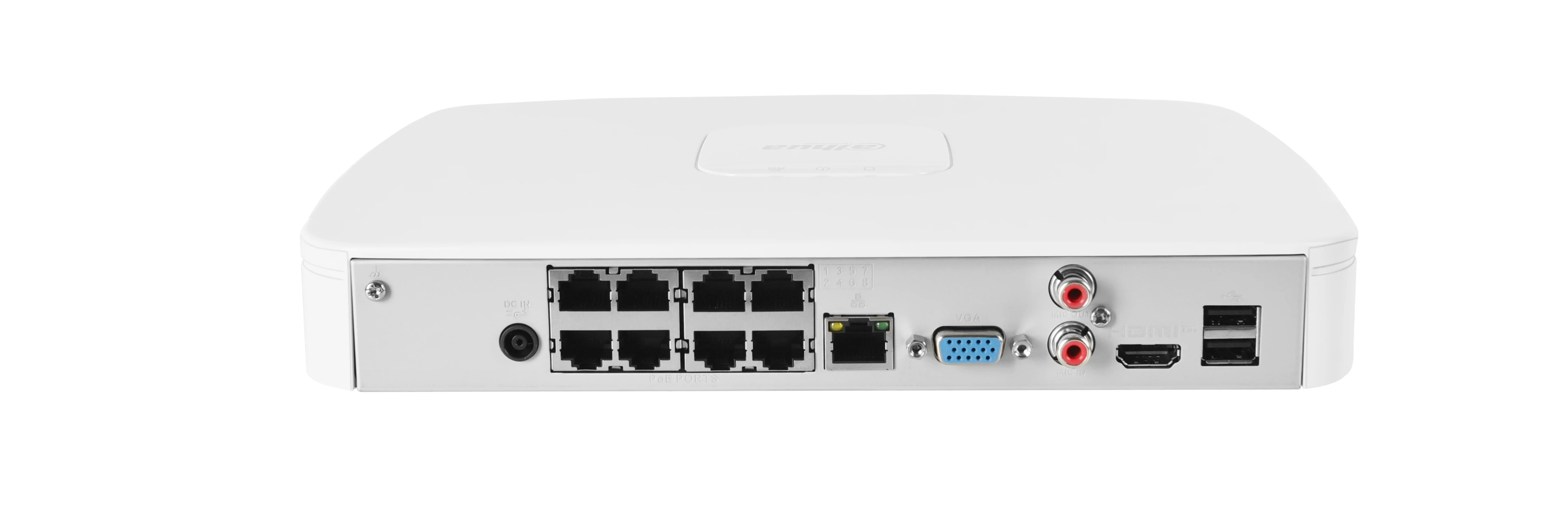 داهوا POE NVR 4CH NVR4104-P-EI 8CH NVR4108-8P-EI Smart 1U 1HDD 4/8 Port PoE WizSense شبكة مسجل فيديو حماية المحيط #4