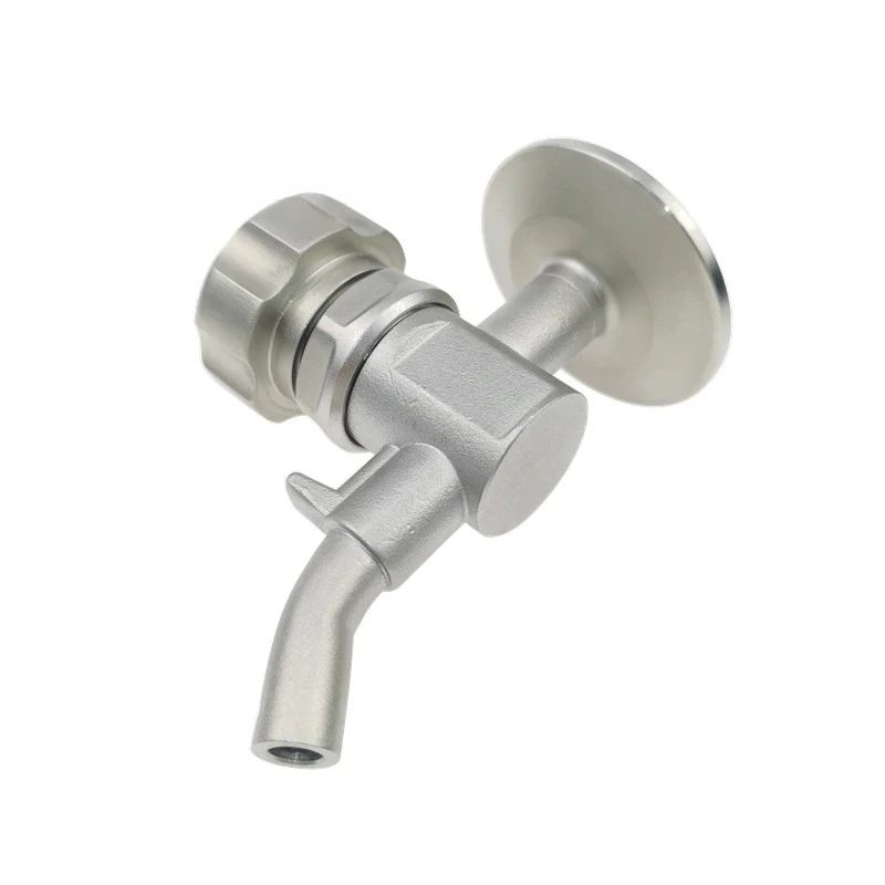 

Sanitary SS316L Stainless Steel 1.5" Tri Clamp Sample Valve with Pig Tail Cooling Coil for Beer Fermenter