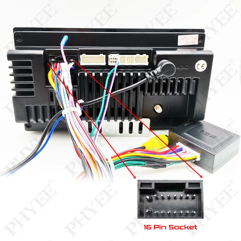 CAN Bus Decoder Harness Wiring Adapter 16 Pin Connector Radio Antenna Cable for Nissan Qashqai J11 Tiida Sentra X-trail Teana
