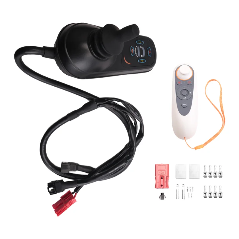 

Max 45A Current 24V Dual Drive Brushed Motor Joystick Controller Forward Reverse For Indoor Electric Wheelchair Bike