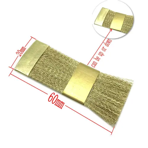 Imagen 2 del producto Broca Dental, cepillo de limpieza, taladros eléctricos portátiles para manicura, limpiador de cepillo de alambre de cobre, herramienta de limpieza de brocas para uñas, 1 ud.