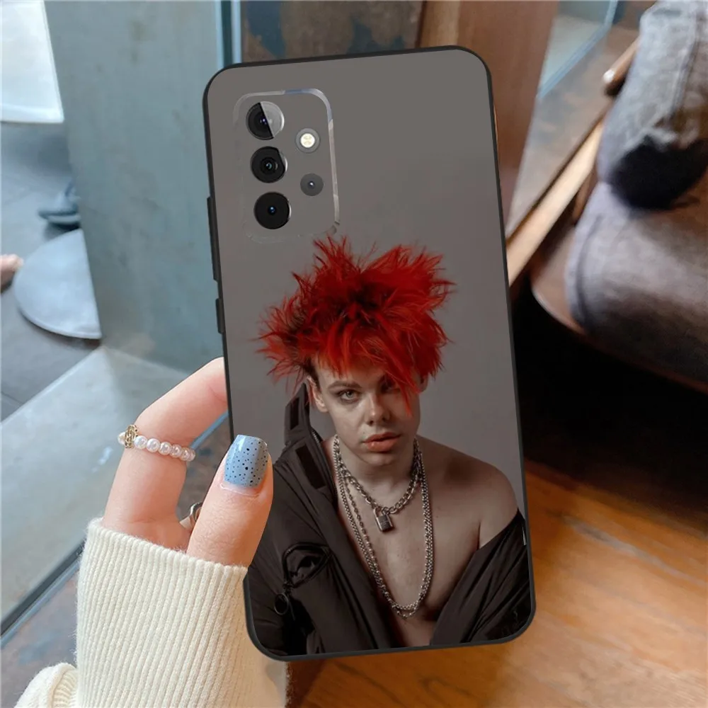 Y-Yungblud-Sนักร้องเคสโทรศัพท์สําหรับSamsungS24,23,22,21,S20 Ultra Pro 10,S30Plus,S9,20 Lite Ultraปกสีดํา