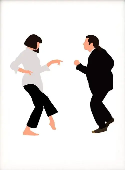 Classic Movie Pulp Fiction Art Film Print Silk Poster for Your Home Wall Decor 24x36inch