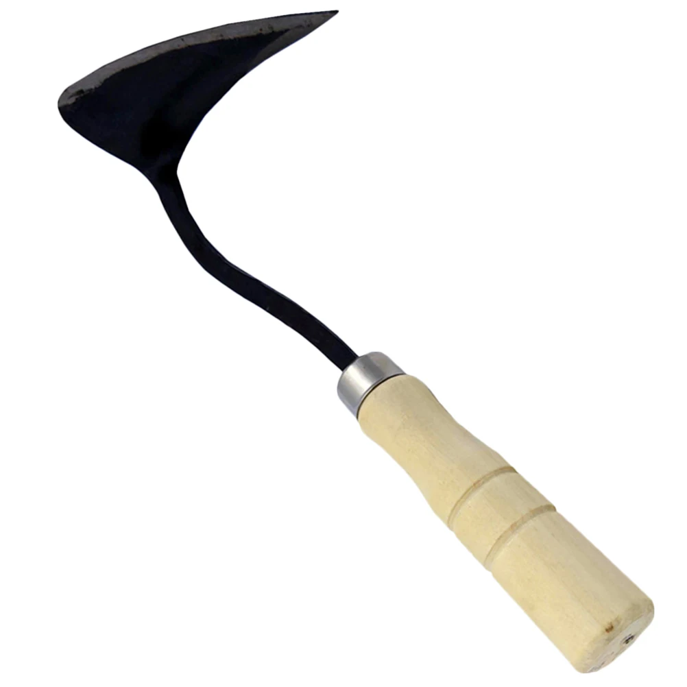 

Triangle Pointed Hoe Premium Garden Weeding Tool Wood Handle Anti-Skid Ergonomic Design Landscaping Planting Digging Tool