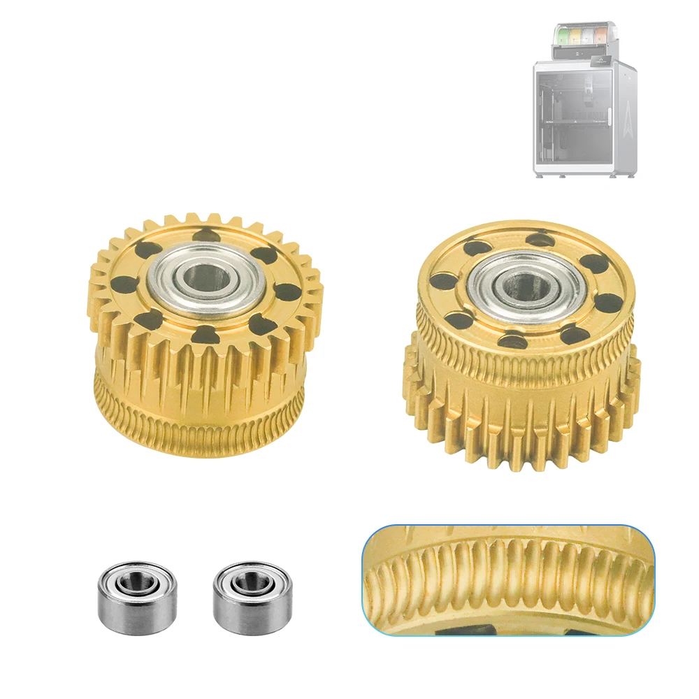 Hotend-Kit für Creality K2 Plus, verbessertes Dual-Helical-Extruder-Treibegerät, Ganzmetall-Schnellwechseldüsenset, 3D-Druckerteile – Detail 10