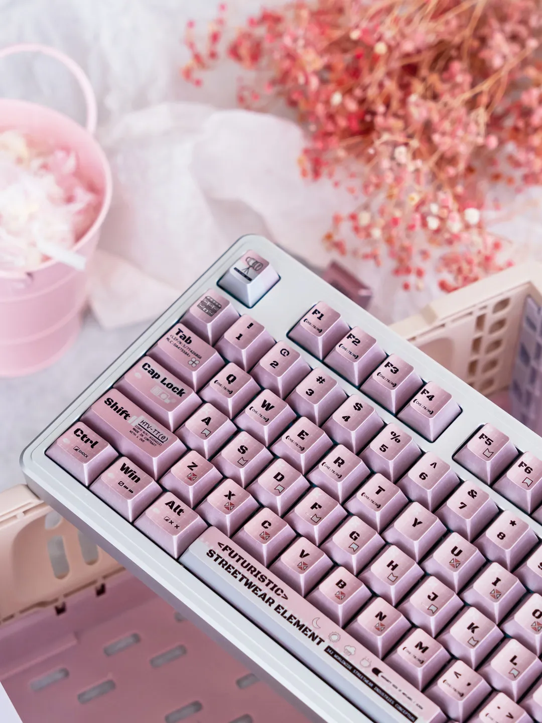 URE Cute Programmer Tastenkappen-Set für MX Gamer Mechanische Tastatur Personalisierte Tastenkappen Cherry-Profil Maßgeschneiderte Geschenke – Detail 6
