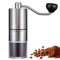 Home Office Travel Portable Hand Coffee Grinder with manual coarseness Settings User-friendly coffee hand grinder 