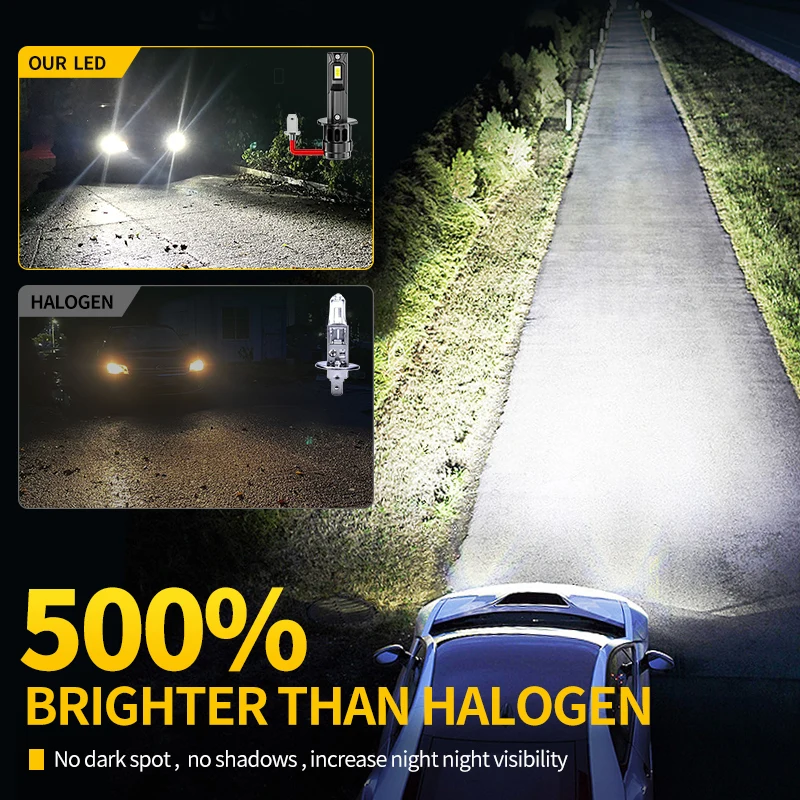 2PCS CANbus H11 H4 LED Headlight Bulb 12000LM   High Low Foglight Power Super Bright Plug & Play For Honda HR-V 2016-2018 2017