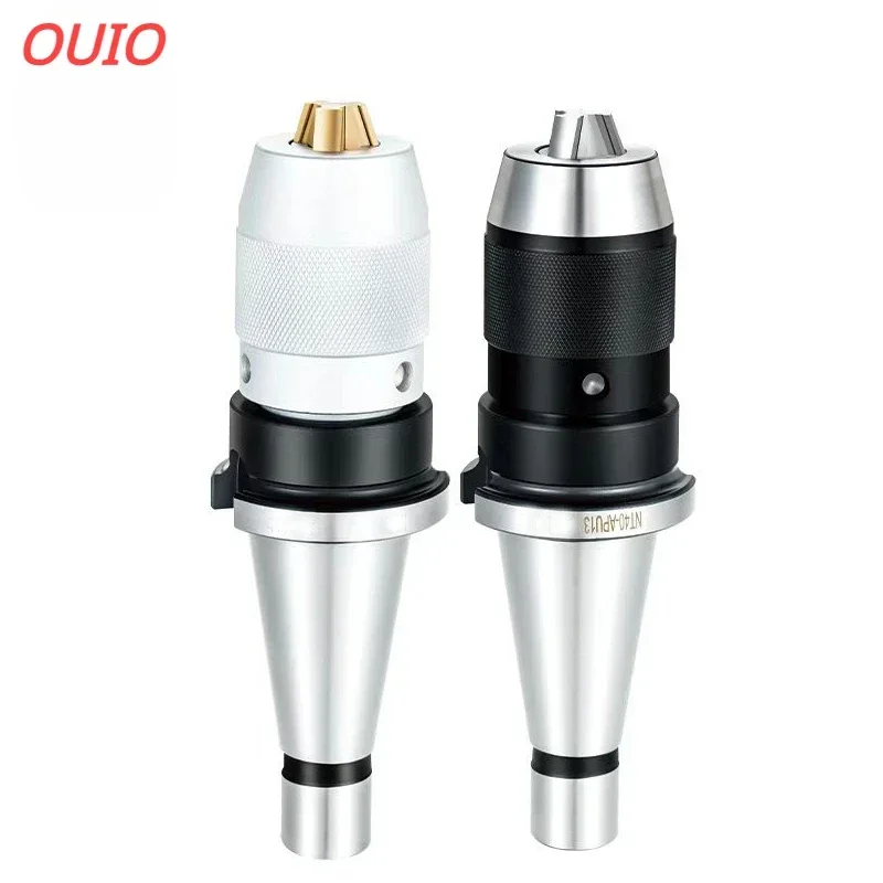 OUIO NT30 NT40 APU08 APU13 APU16 APU Tool Holder NT Apu Series CNC Integrated Self-tightening Lathe Tools Holder Drill Chuck