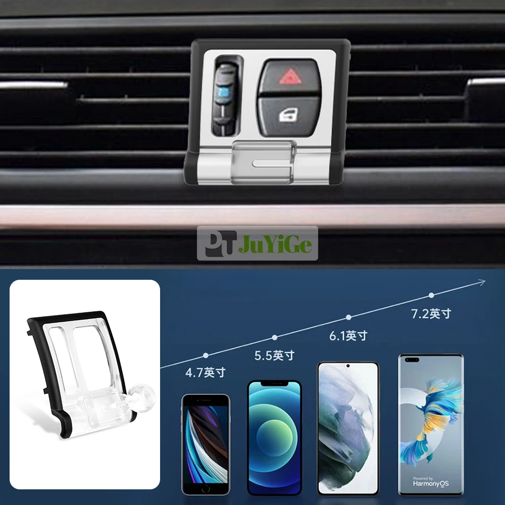 For BMW 5 Series F10 F11 2011-2017 2012 2013 2014 Car Mobile Phone Holder Special Fixed Bracket Solar Magnetic Wireless Charging