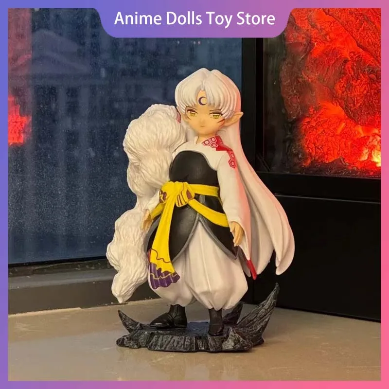 

Детская фигурка Sesshoumaru 17 см, Инуяша, аниме, мультяшная милая статуя из ПВХ, модель, игрушка, декор для комнаты, коллекция, подарок