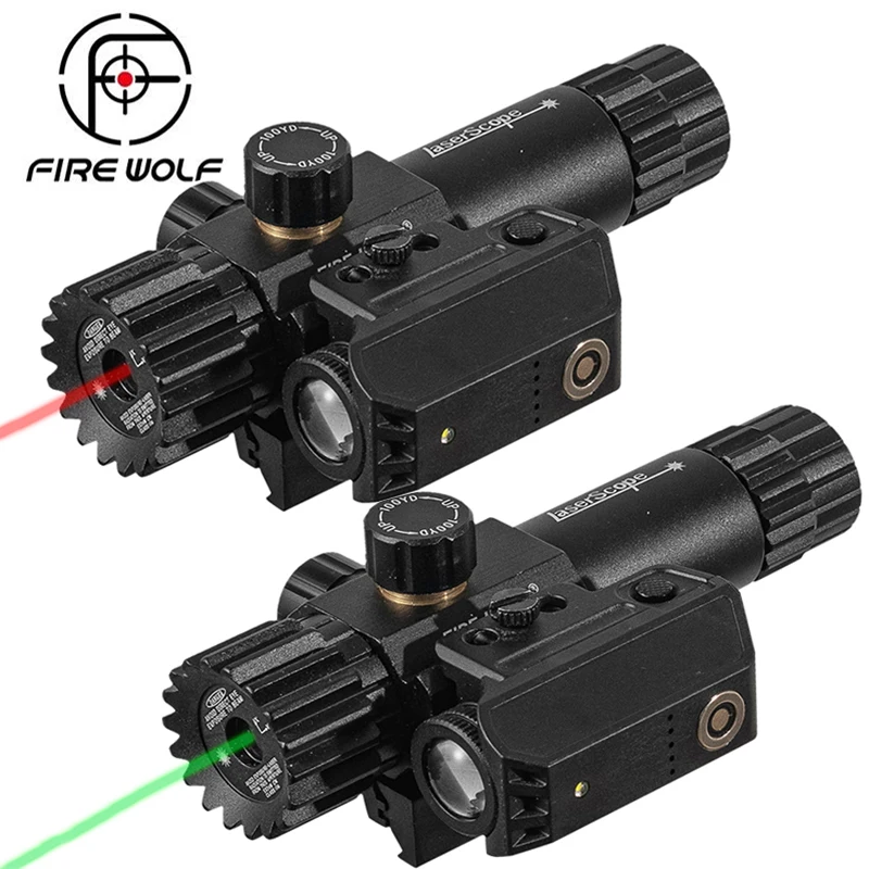 LX12 Green/Red Dot Laser Sight for 20mm/11mm Rail/Barrel Scope Mount with Remote Switch Hunting Gun Accessories