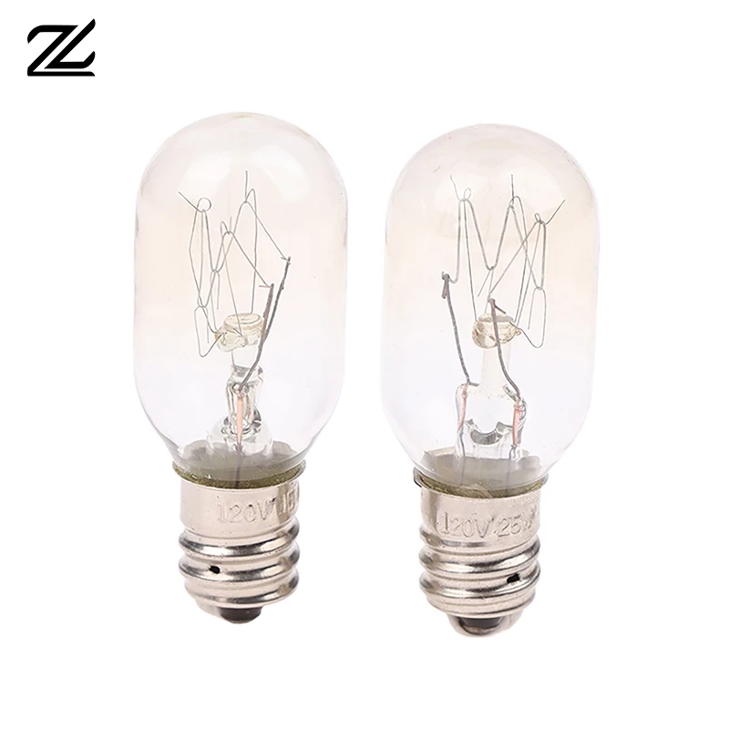 

1Pc T20 E12 120V 15W/25W Salt Lamp Globe Bulb Incandescent Bulbs Refrigerator Oven Light Bulbs Replacement Light Bulb