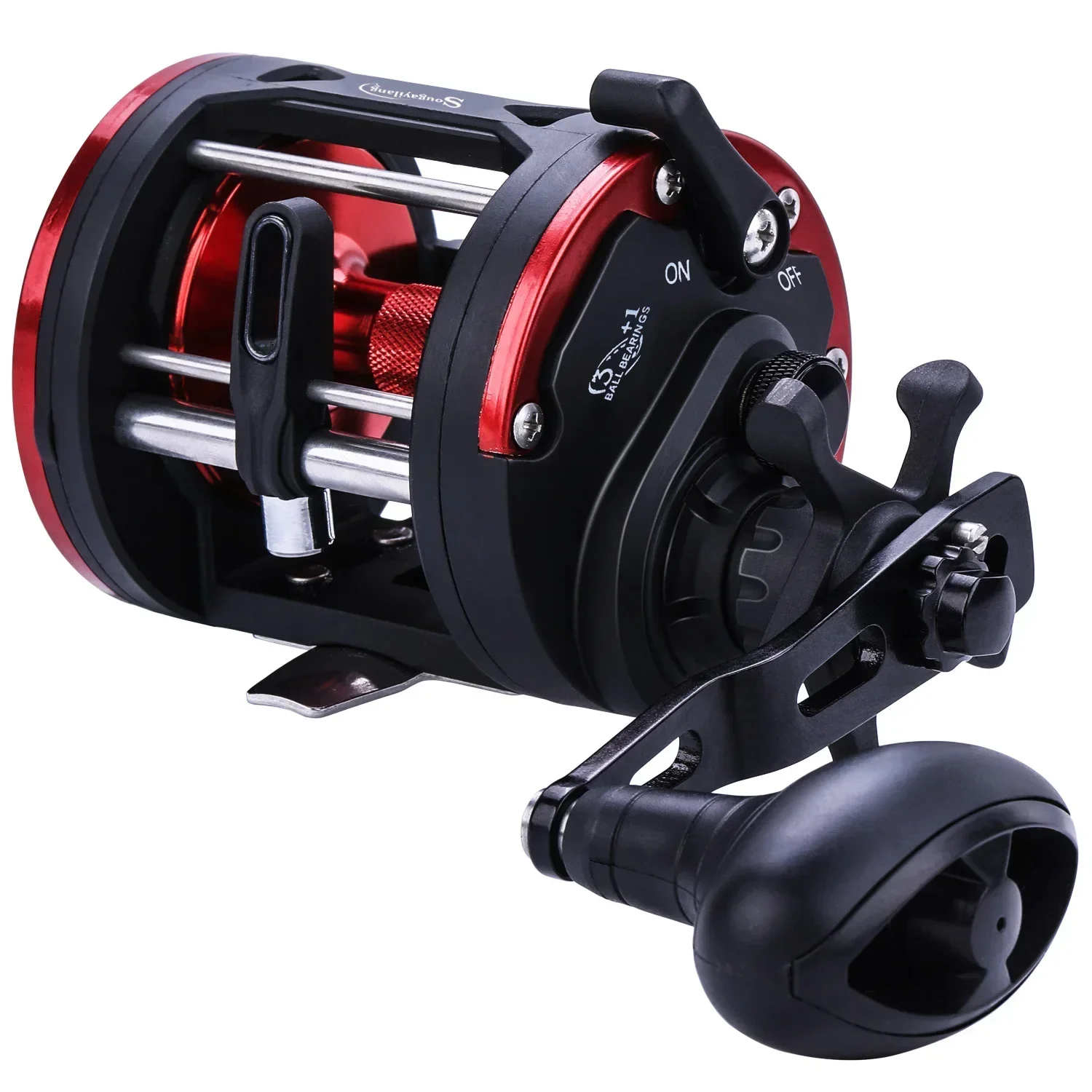 

Trolling Reel Drum Fishing Reel Left/Right Hand Casting Sea Fishing Reel Large Line Capacity Baitcasting Reel