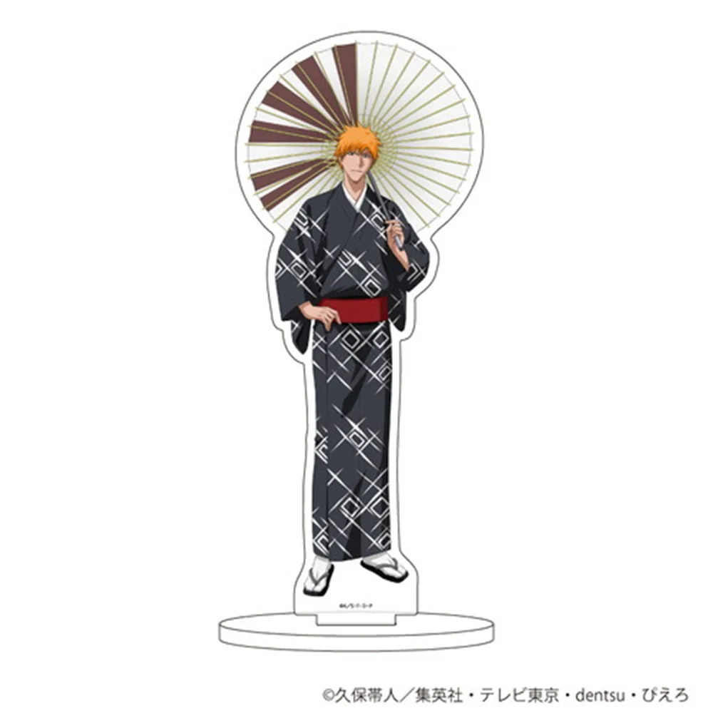 8pcs Anime BLEACH Acrylic Stand Model Cosplay Characters Ornament Accessories Goods Collection Gifts 15cm