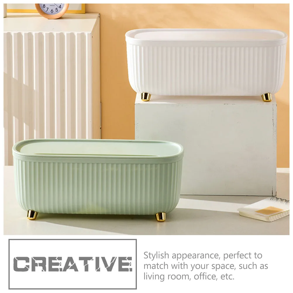 

Wire Organizer Utility Box Wood Wooden Small Cable Organiser with Cover