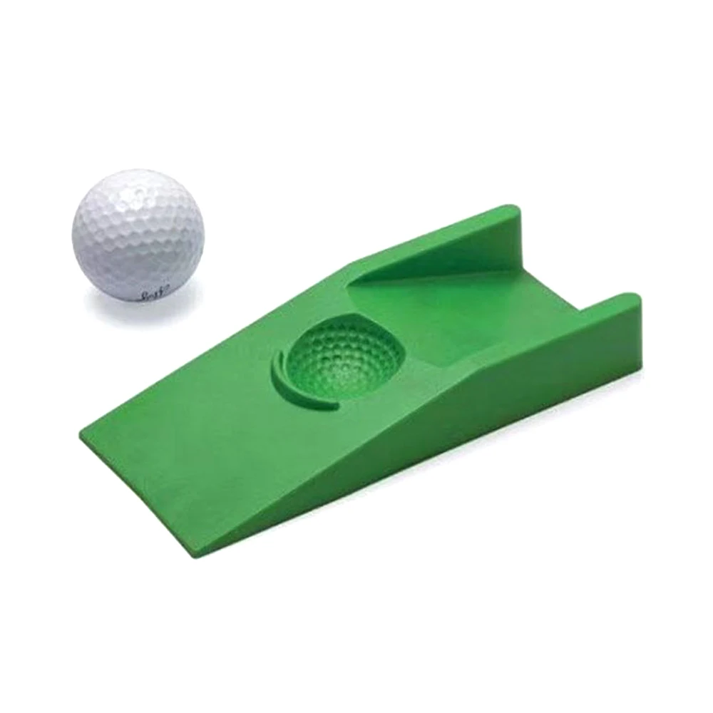 Golf Trainer Aid Door Stopper Golf Game Office Home Carpet Practice Putt Aim for Golf Enthusiast ABS Green Decorative Door Stops