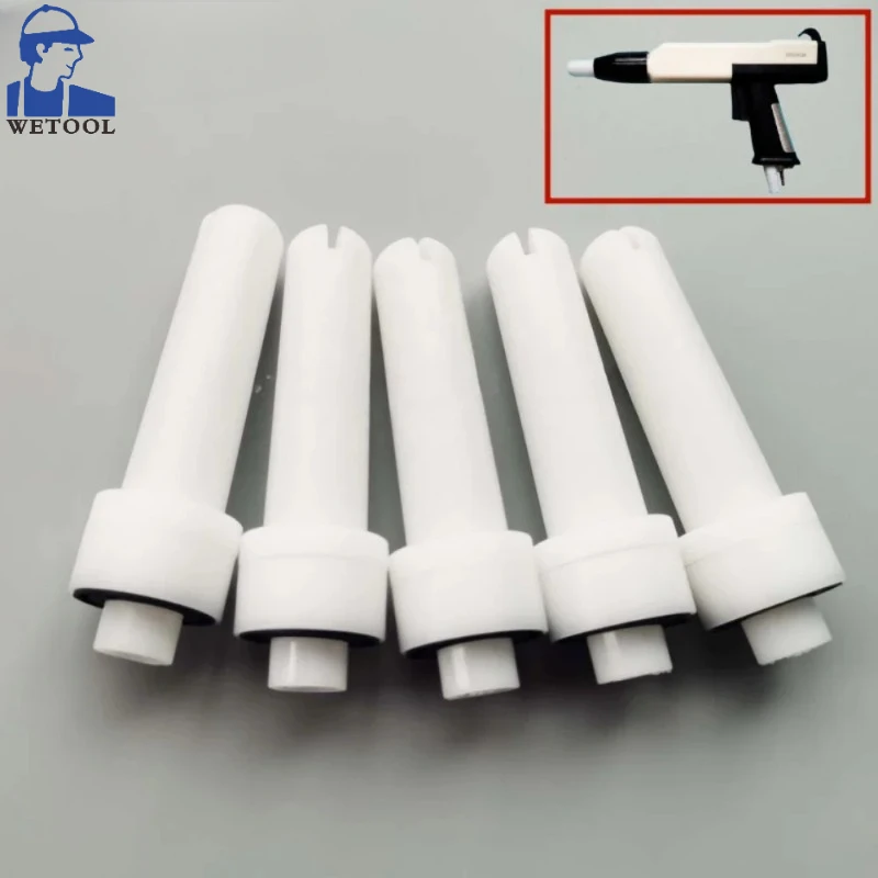 5PCS Flat Nozzle for WX-958 Portable Manual Powder Painting Spray Gun