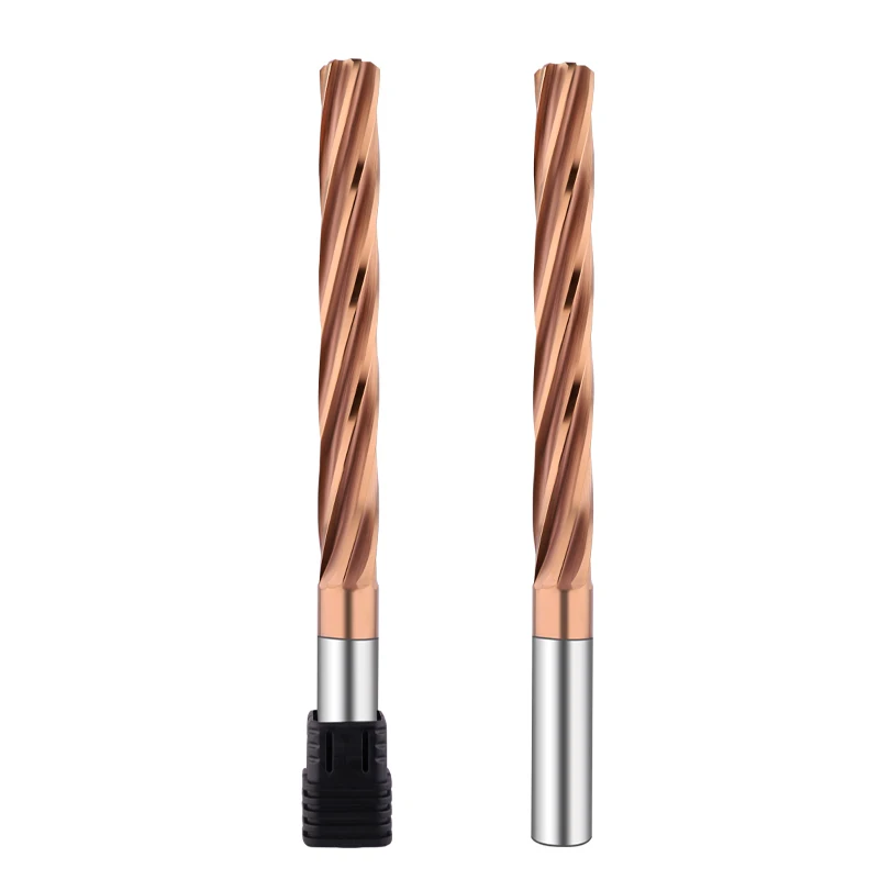custom carbide hss reamer spiral straight slot steps welding reamer hand machine CNC