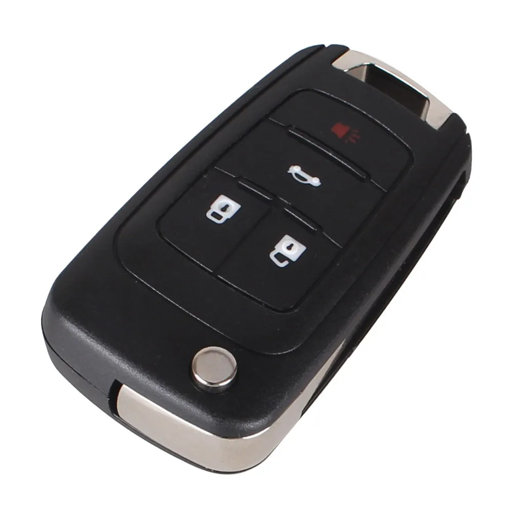 KEYYOU Flip Folding Remote car Key Shell For Chevrolet Cruze Epica Lova Camaro Impala 2 3 4 5 Button HU100 Blade image 3