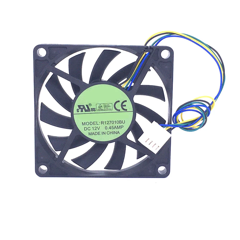 مروحة R127010BU DC12V 0.45AMP 4PIN 4 خطوط جديدة