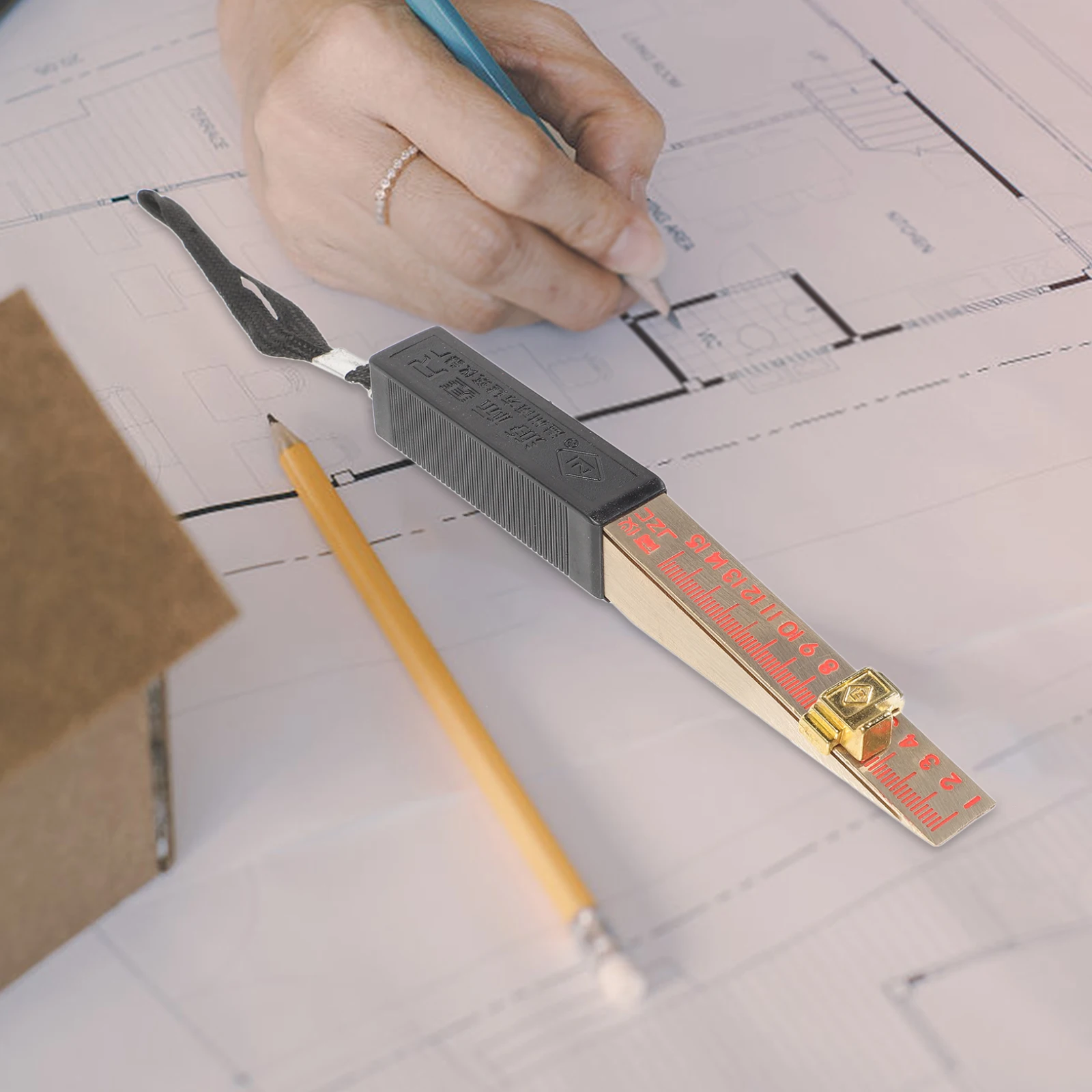 

1 Pcs Easy To Use Copper Taper Gauge Flatness Measuring Tool for Home Improvement