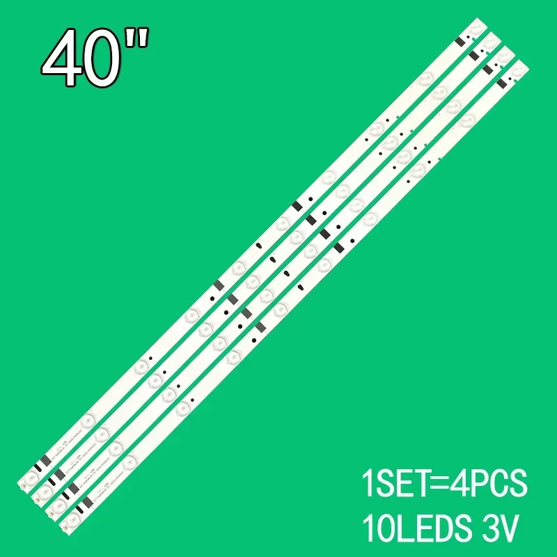 LED backlight strip for color messaging 40 inch 10 lamp LT-40E560 LE-4018 CXD40041000-X2 St-4040 CX400DLEDM HL-00400A28-1001S-01