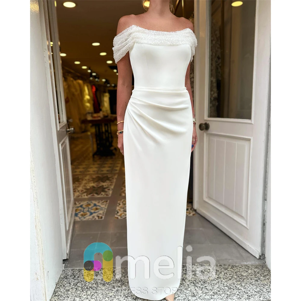 Amelia Elegant Party dresses Woman Off The Shoulder Long Evening Prom Dresses for Special Occasions Formal Gowns For Dubai 2024